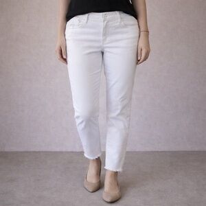 Falls Creek Women's White Denim Jeans Size Large 10
